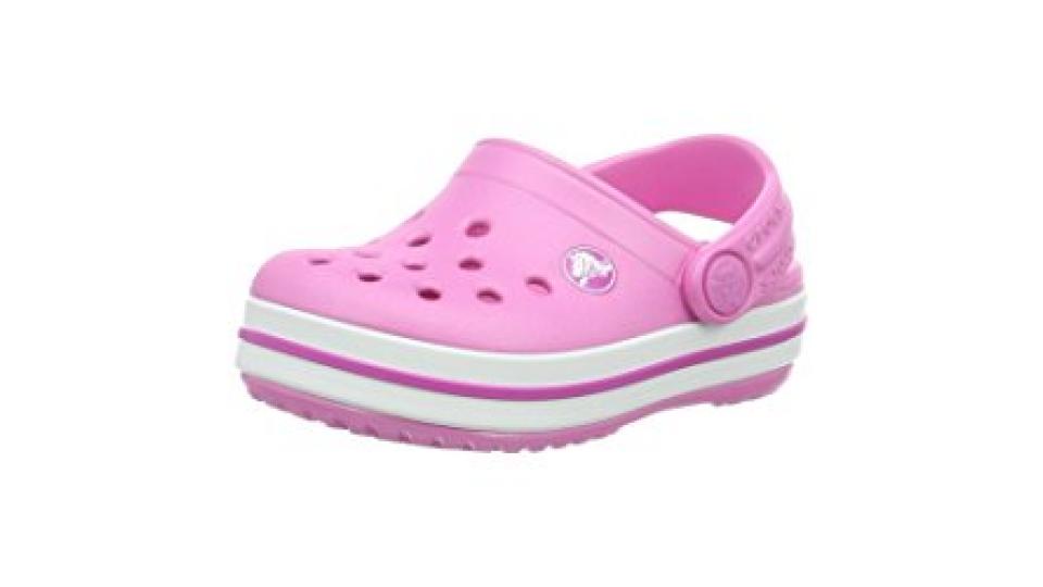 Crocs Crocband Clog Kids Sabot Unisex - Bambini, Rosa (Party Pink), 30-31 EU (C13 UK)