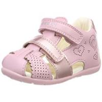 Geox B Kaytan C - Sandali a Punta Aperta Bimba 0-24, Rosa (Lt Pink)