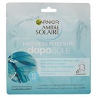 MASCHERA VISO DOPOSOLE in tessuto con Acido Ialuronico Garnier Ambre Solaire