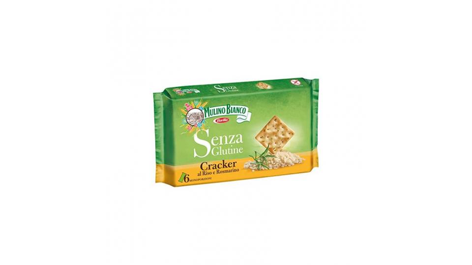 Barilla Cracker Riso Gluten Free - Confezione da 6 Monoporzioni [200 gr]