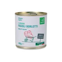 Conserva di fagioli borlotti lavorati dal fresco Ecor