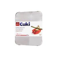 Cuki - Vaschetta Alluminio Con Coperchio, Doppia Forza