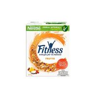 Fitness Fruits Cereali Fiocchi di Frumento con Frutta: Uvetta Ananas Papaya Cocco e Mela