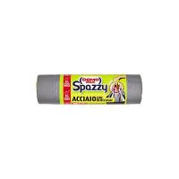 DomoPak - Spazzy, Sacco Acciaio con Bloccasac - 4 confezioni da 15 sacchi [60 sacchi]