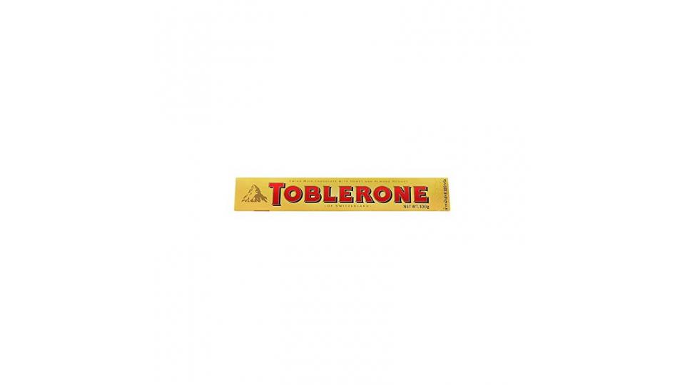 Toblerone Barrette al Cioccolato Svizzero con Miele e Mandorla - Pacco da