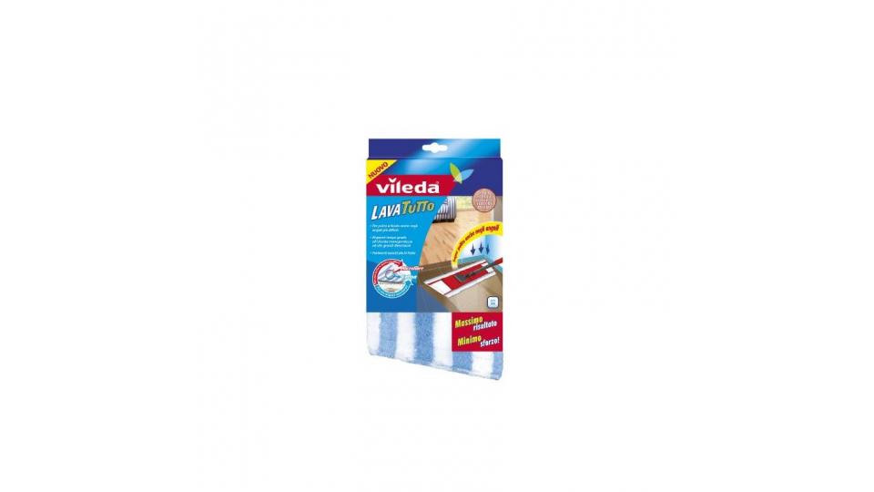 Vileda Lavatutto Panno Ricambio in Cotone e Microfibra, Massima Assorbenza e Pulizia