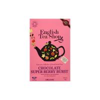 Infuso di rooibos e ibisco “Chocolate Super Berry Burst” con fave di cacao English Tea Shop