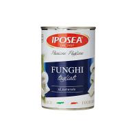 Iposea - Funghi Tagliati, Al Naturale - 12 pezzi da 380 g [4560 g]