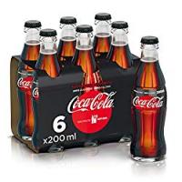 Coca-Cola Zero Zuccheri Zero Calorie bottiglietta in vetro 6 x