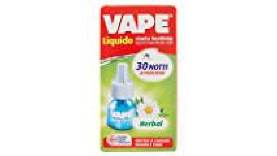 RICARICA LIQUIDA Herbal 30 NOTTI Vape