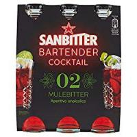 SANBITTÈR BARTENDER COCKTAIL MULEBITTER, Aperitivo Analcolico 14cl x 3