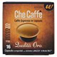 16 CAPSULE CHE CAFFE' QUALITA' ORO Compatibili Sistema Lavazza A Modo Mio U! Confronta&Risparmia