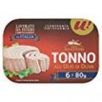 TONNO ALL'OLIO DI OLIVA 6x80g U! Confronta&Risparmia