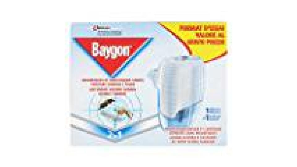 INSETTICIDA LIQUIDO 1 diffusore + 1 ricarica Baygon