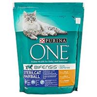 Purina One Bifensis Crocchette per il Gatto Sterilizzato, con Controllo Palle di Pelo, Ricco in Pollo e Cereali Integrali