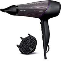 Philips BHD177/00 DryCare Pro Asciugacapelli Professionale, Nero/Viola