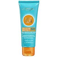 L'Oréal Paris Crema Solare Viso Sublime Sun Cellular Protect, Protezione Molto Alta IP50+ Anti-Rughe e Anti-Macchie