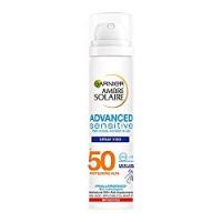 Garnier Ambre Solaire Crema Solare Viso in Spray Advanced Sensitive, Protezione Solare Alta IP50