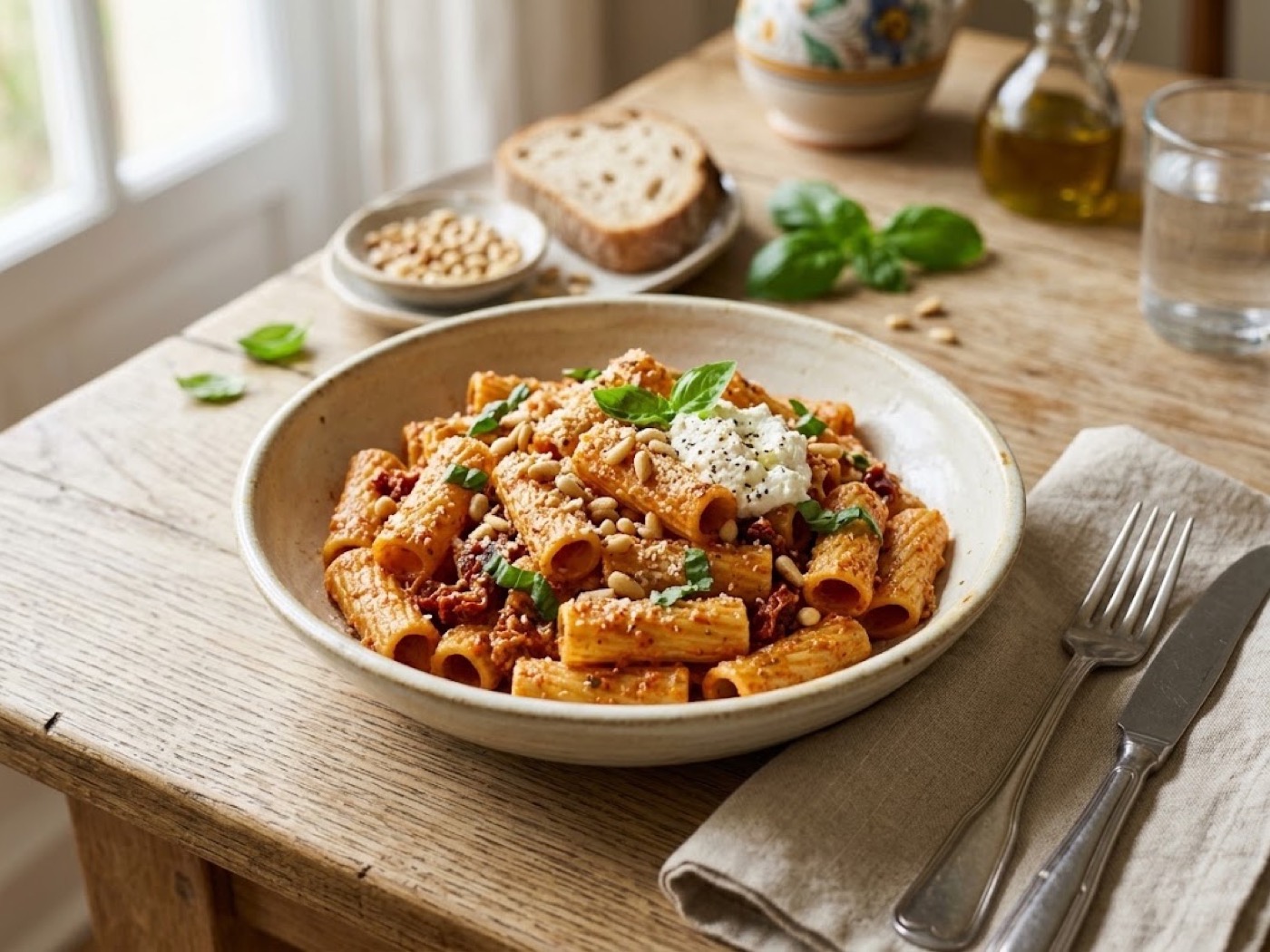 Pasta al Pesto Rosso
