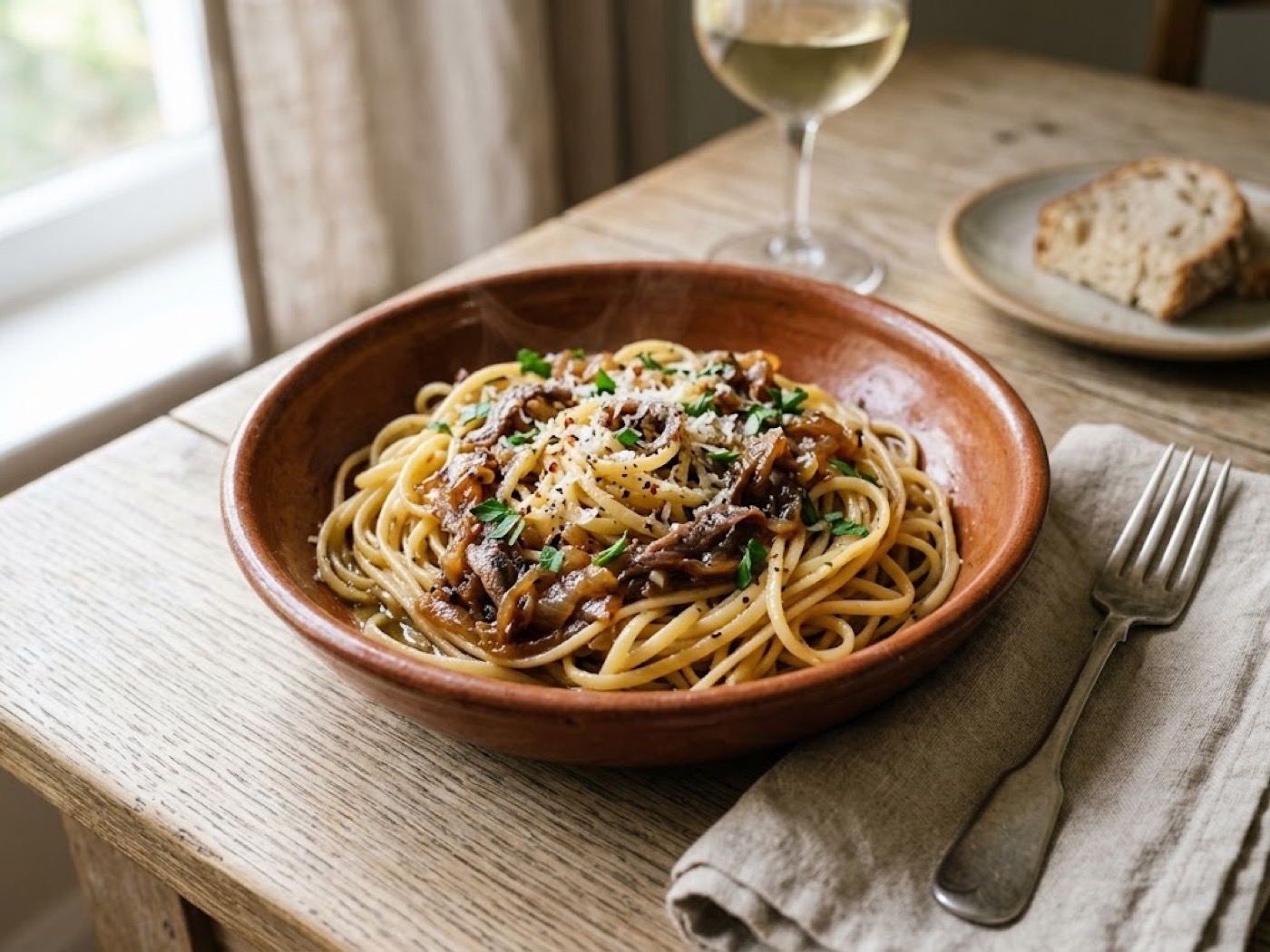 Pasta Alici e Cipolle
