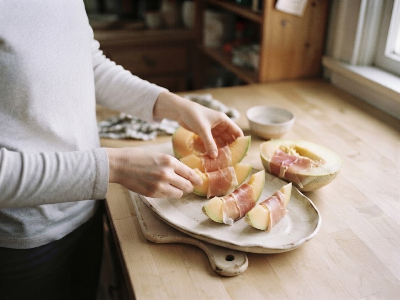 Melone e prosciutto, passaggio 5
