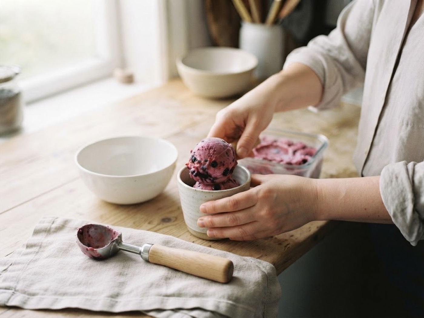Gelato alla frutta, passaggio 4