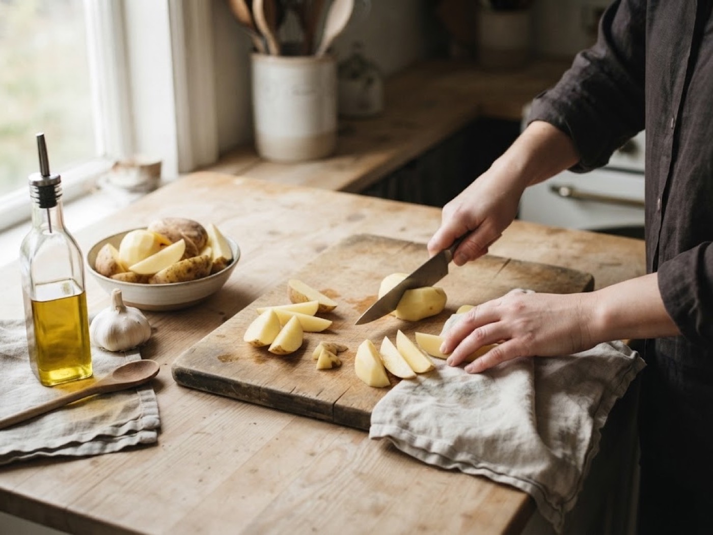 Patate al forno, passaggio 2