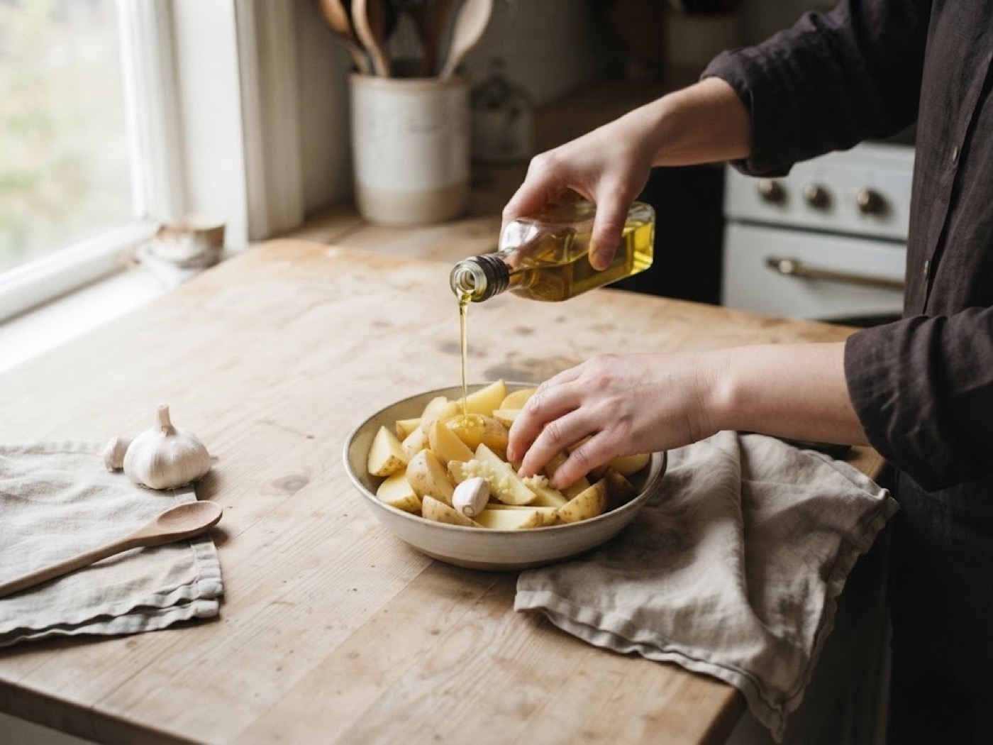 Patate al forno, passaggio 3