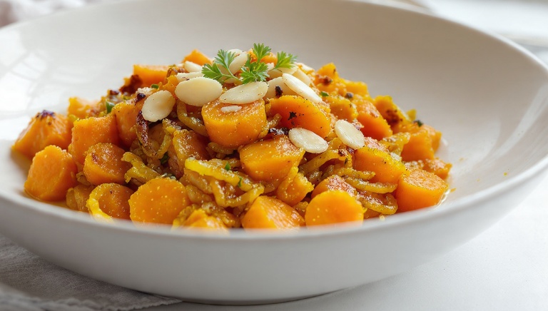 Carote curry e mandorle