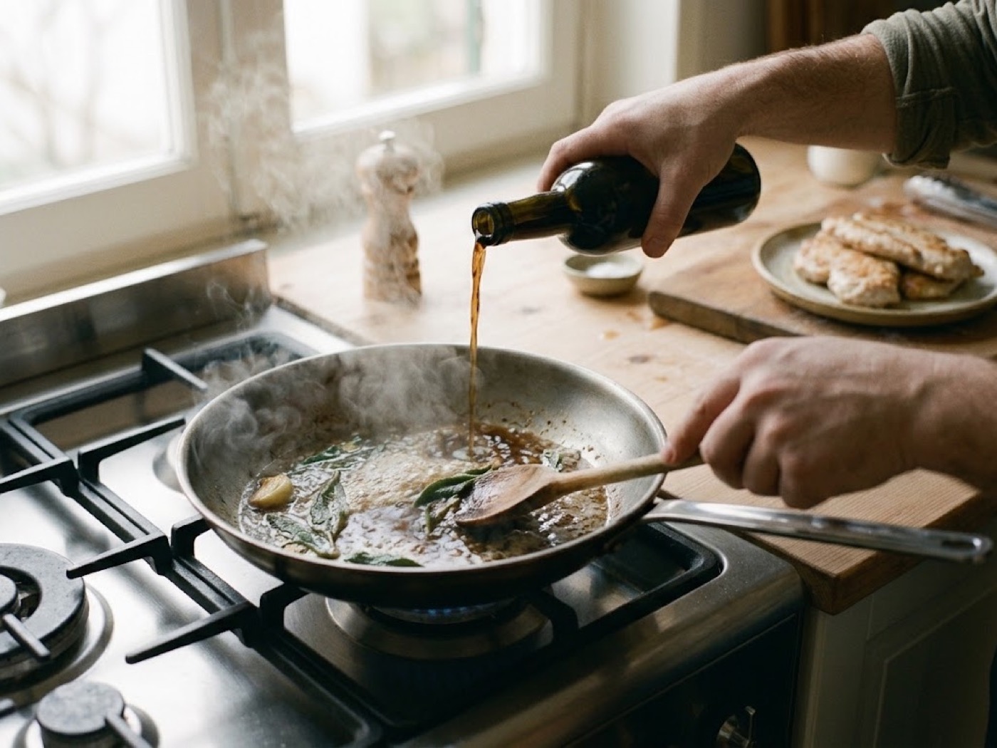 Pollo Marsala e salvia, passaggio 4