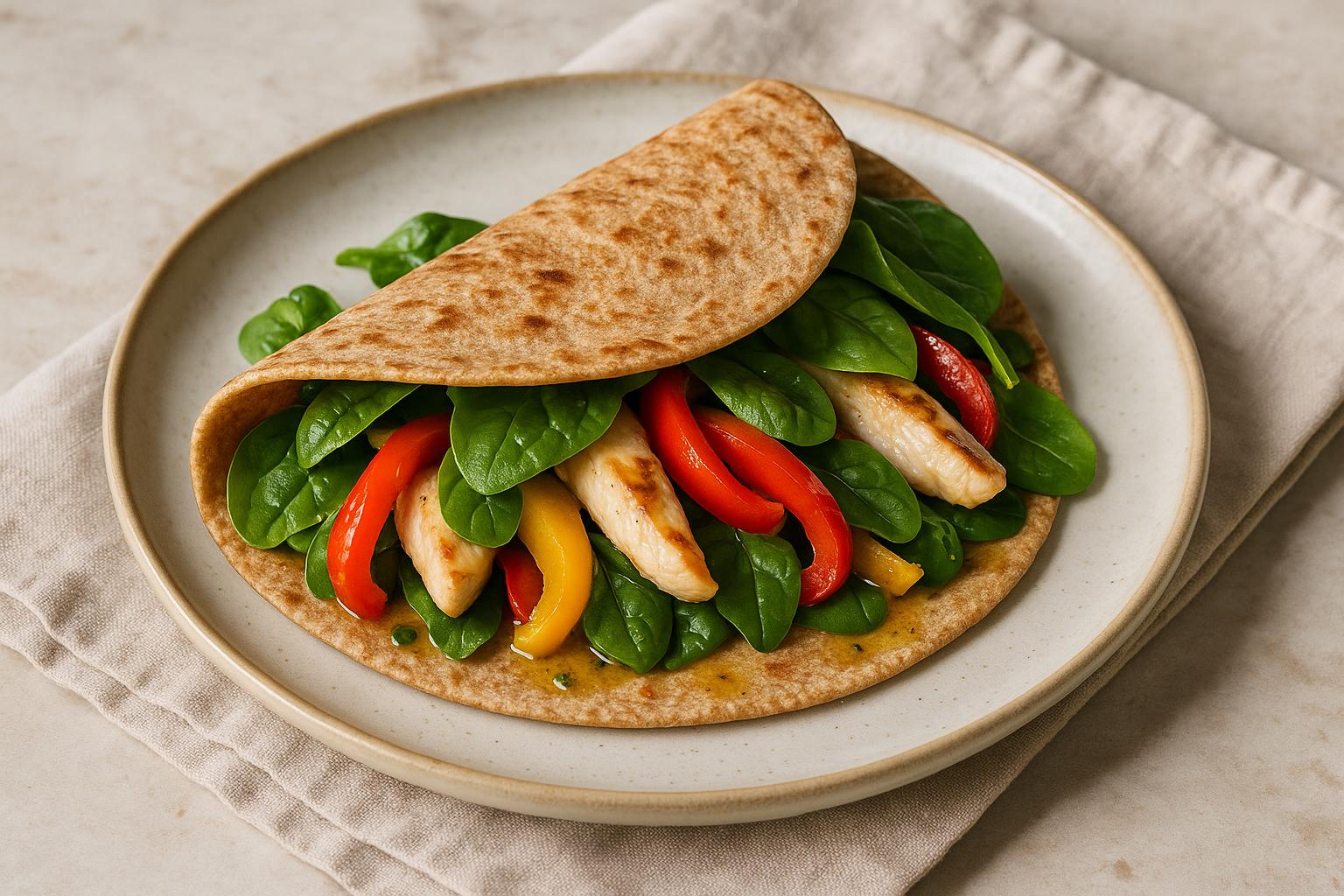 Piadina integrale al pollo