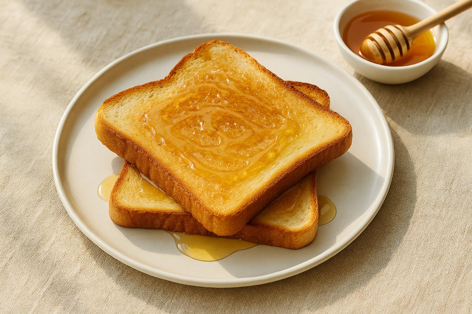 Pane tostato e miele