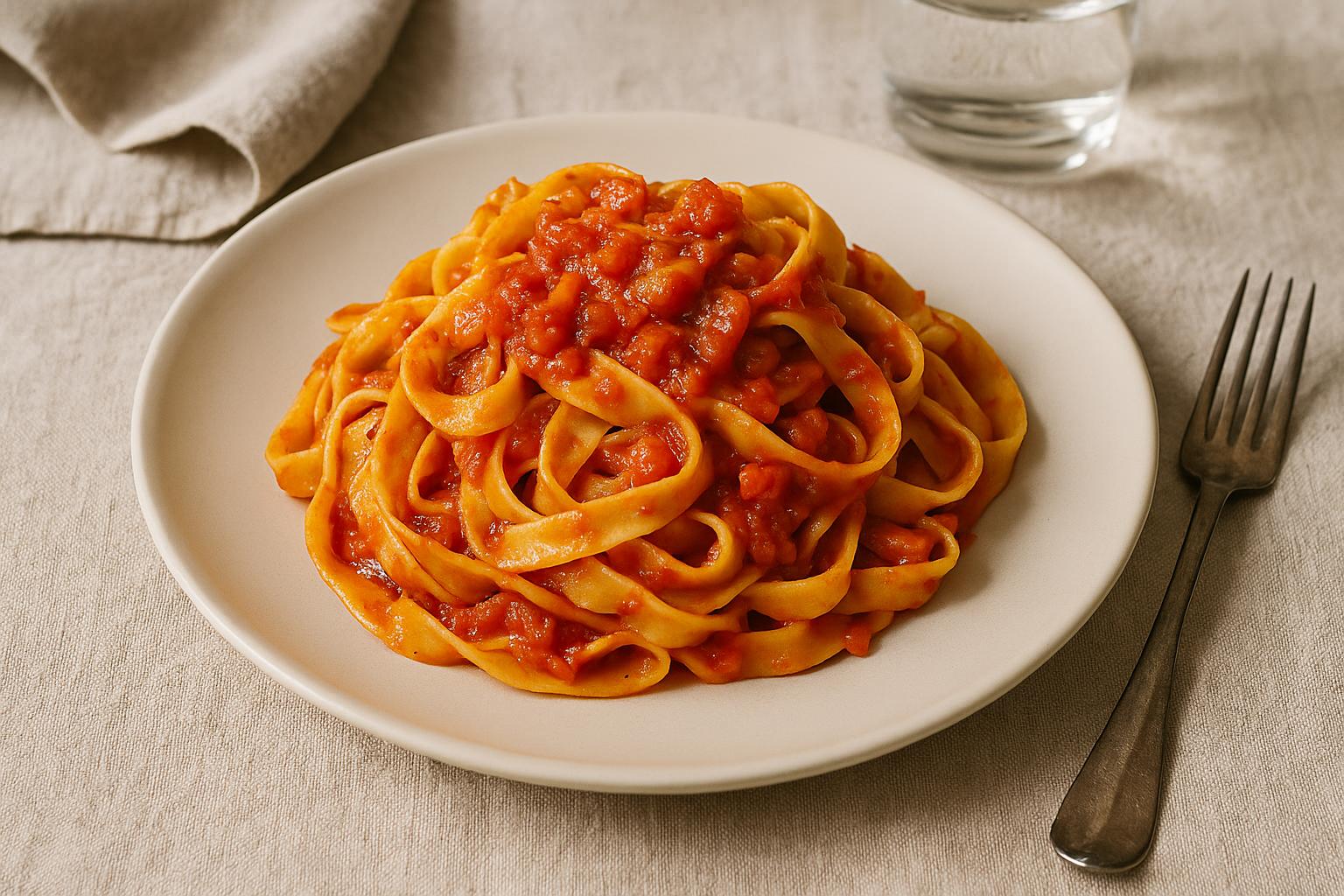 Tagliatelle al sugo