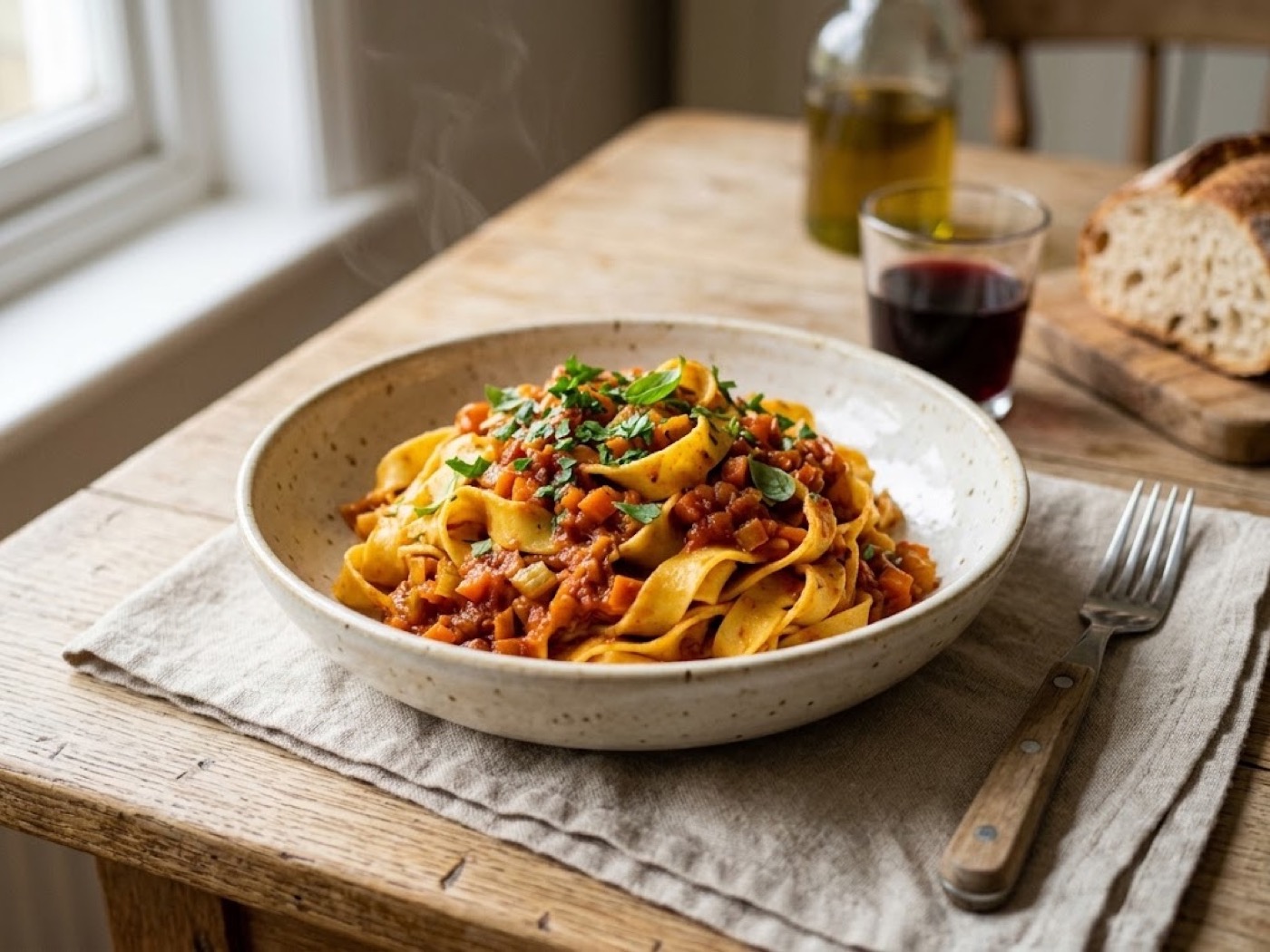 Tagliatelle al sugo