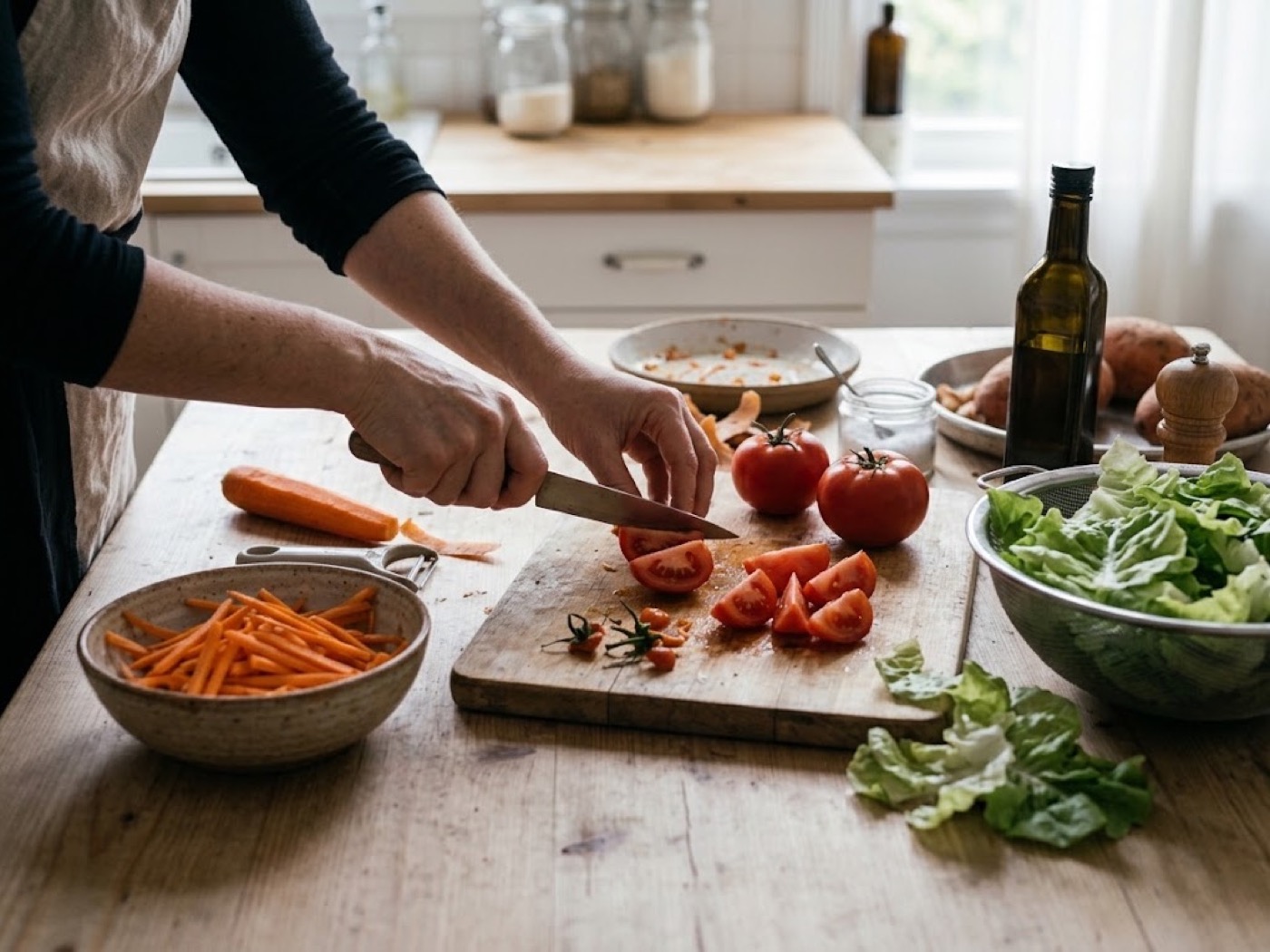 Insalata di sotto filetto, passaggio 3