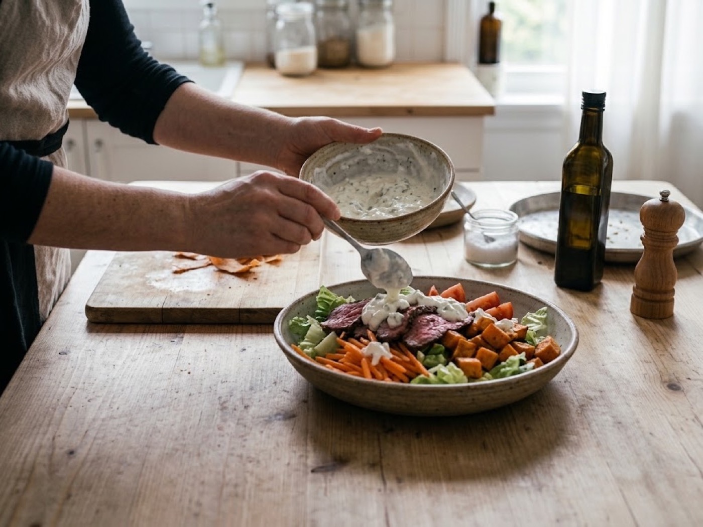 Insalata di sotto filetto, passaggio 5