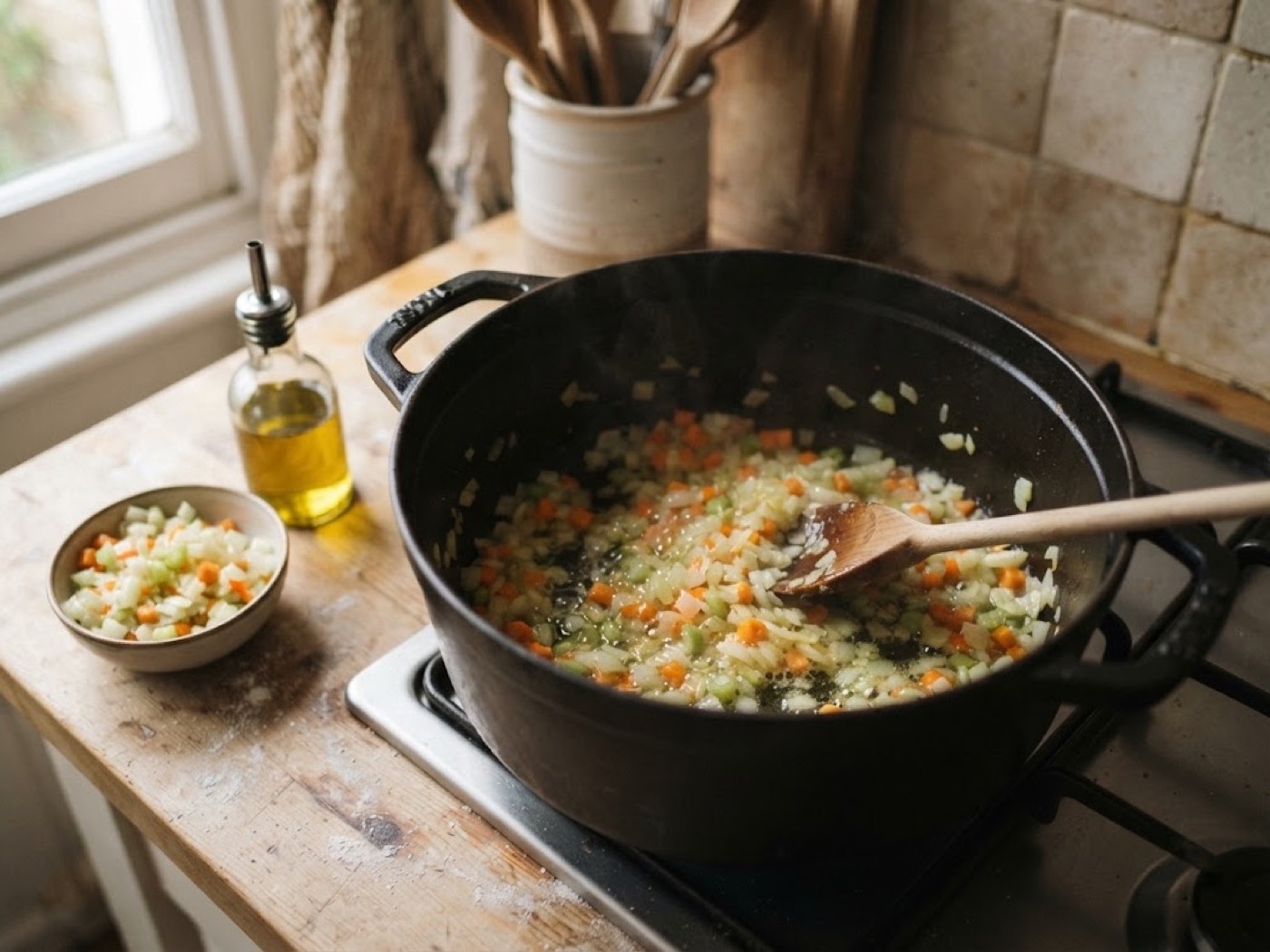 Minestrone, passaggio 1