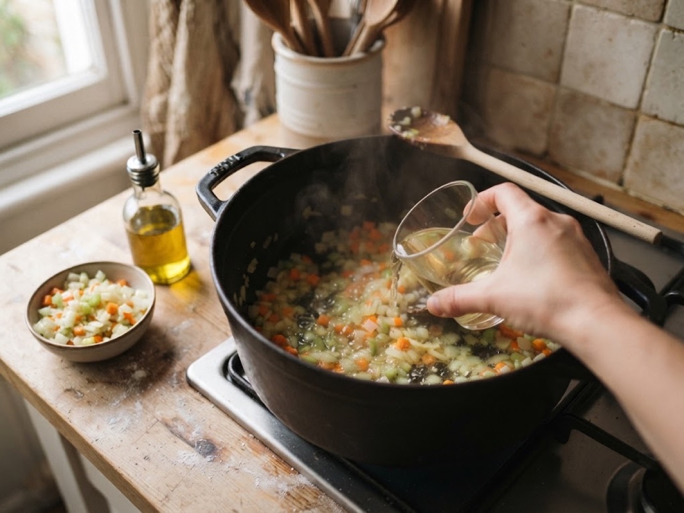 Minestrone, passaggio 2
