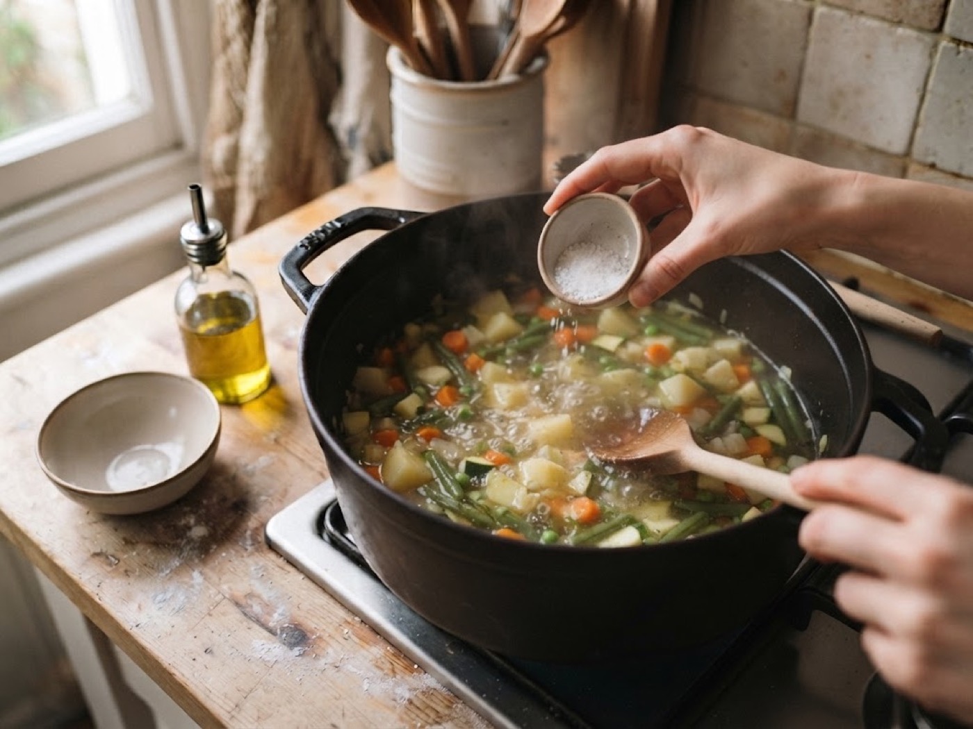 Minestrone, passaggio 4
