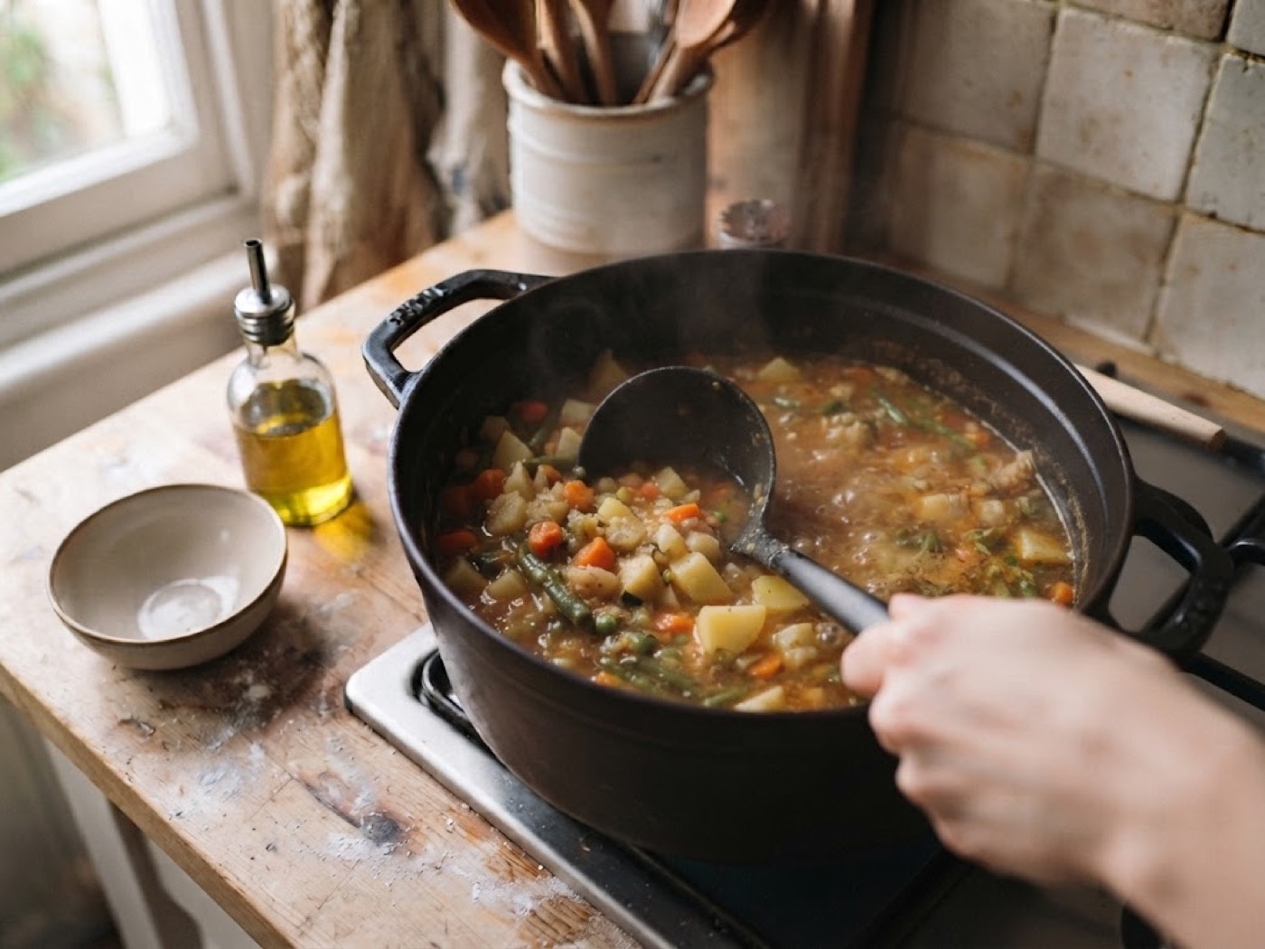 Minestrone, passaggio 5