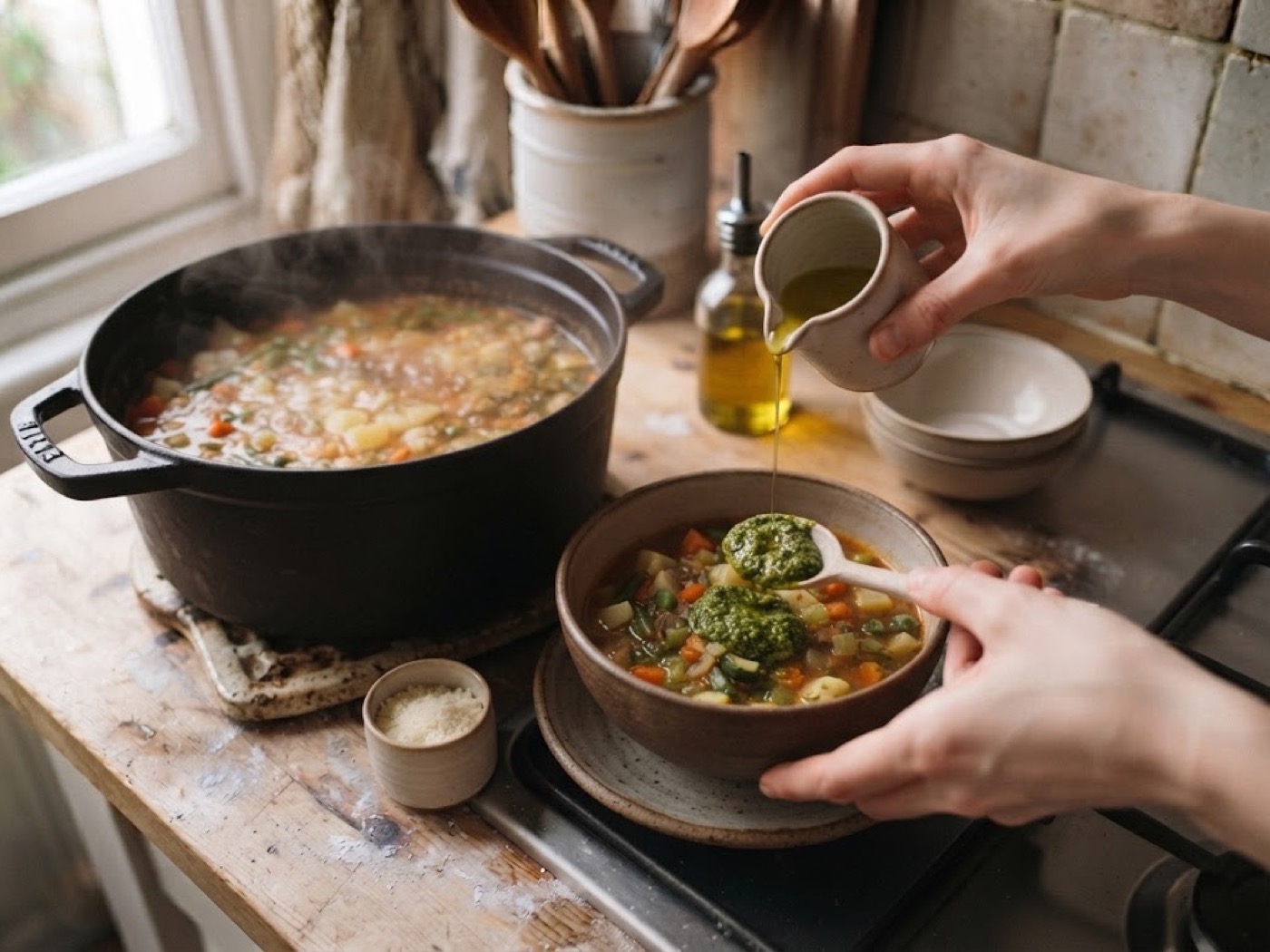Minestrone, passaggio 7