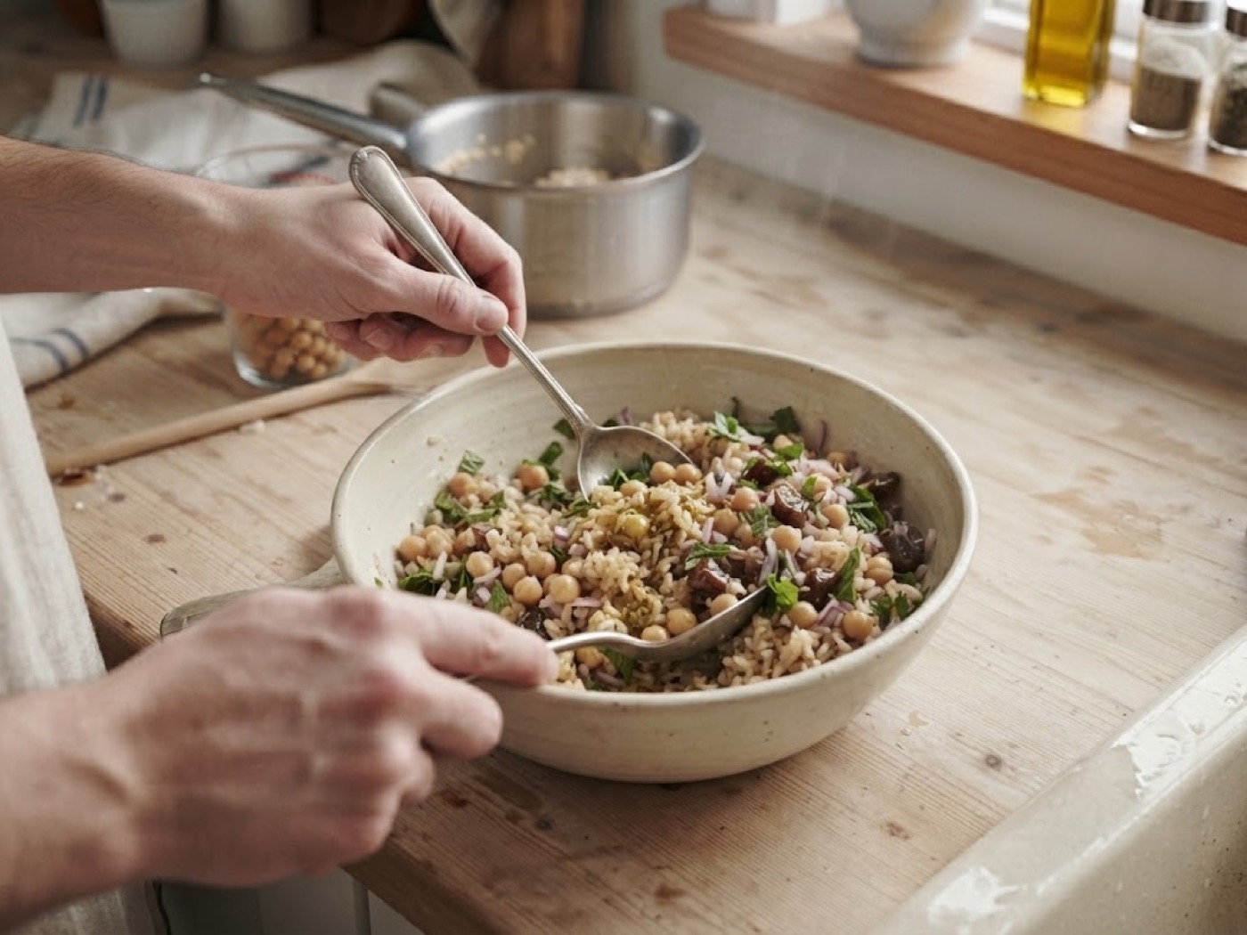 Insalata di riso esotica, passaggio 7