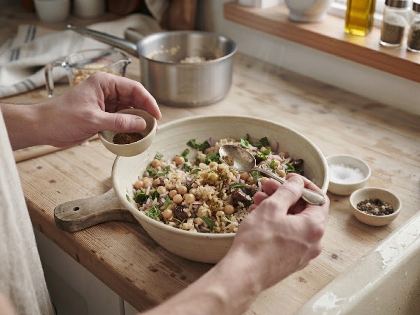 Insalata di riso esotica, passaggio 8