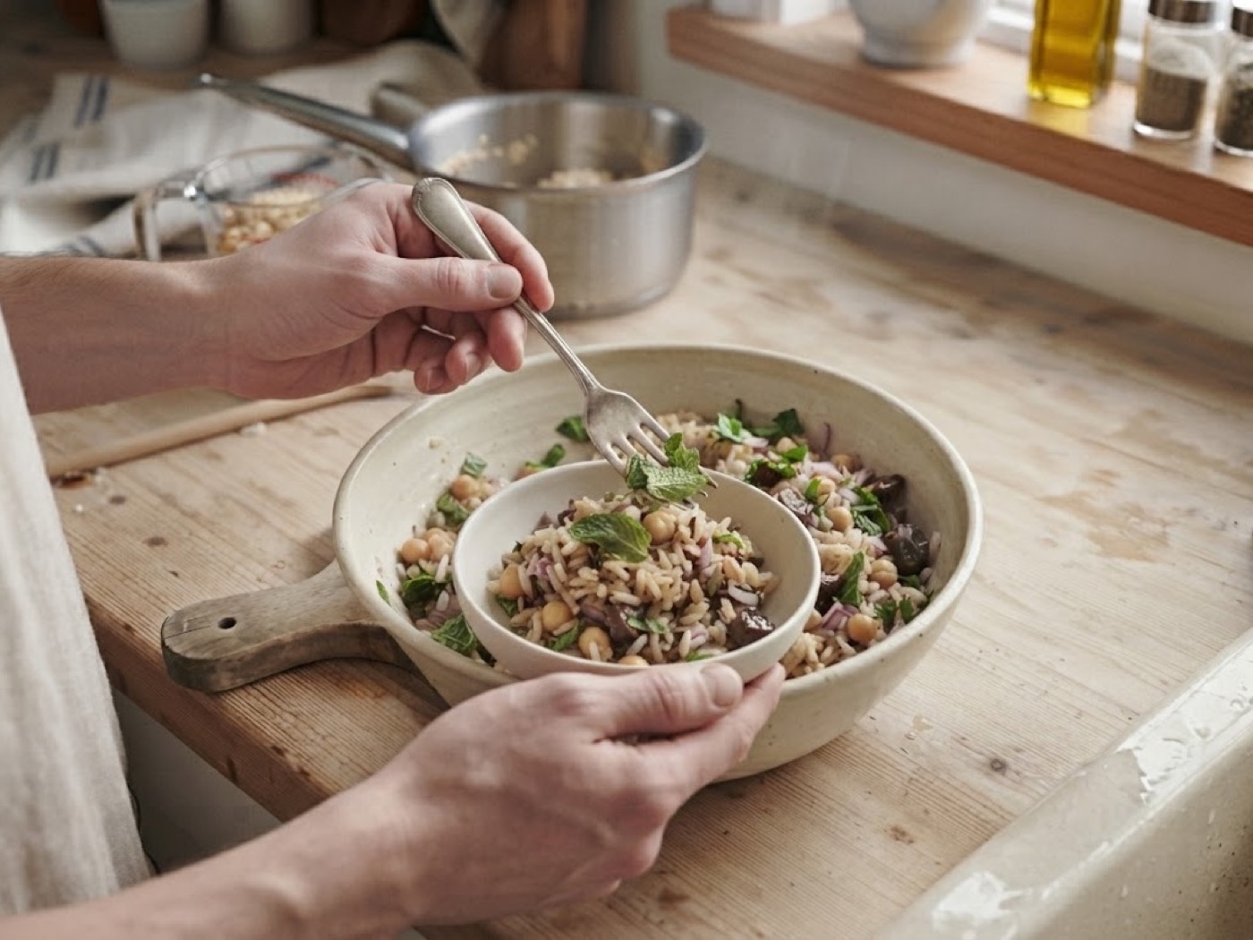 Insalata di riso esotica, passaggio 9