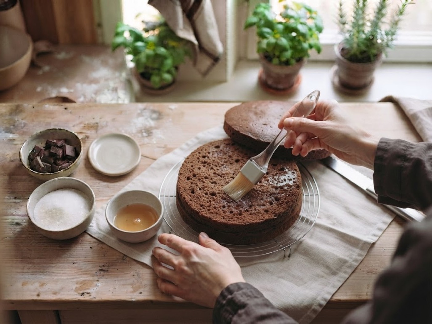 Torta Moretta con Cioccolato Fondente, passaggio 12