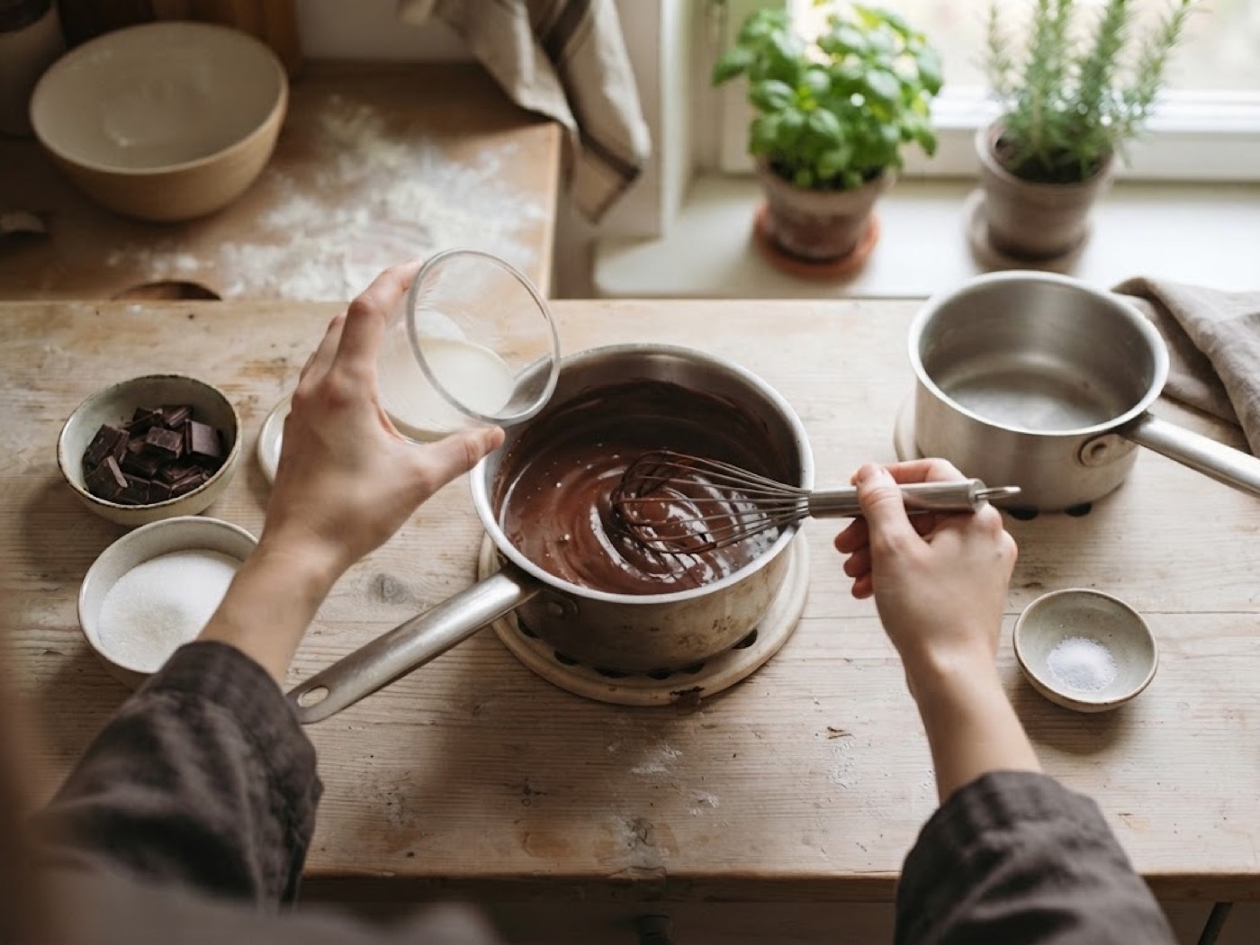 Torta Moretta con Cioccolato Fondente, passaggio 8