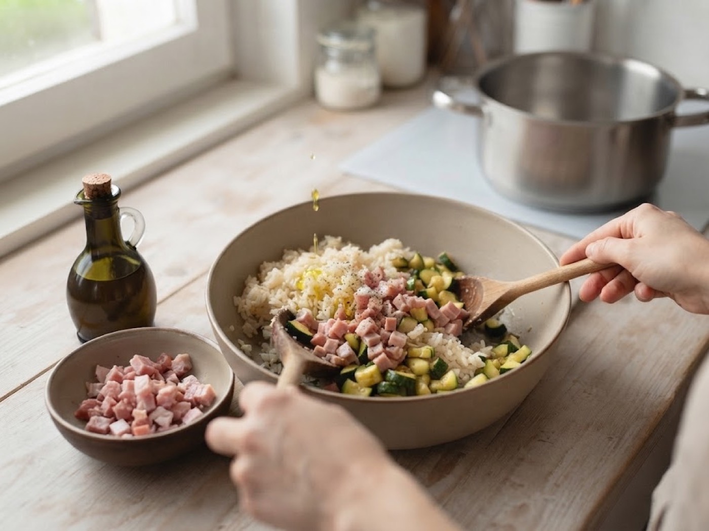 Insalata di riso, passaggio 4