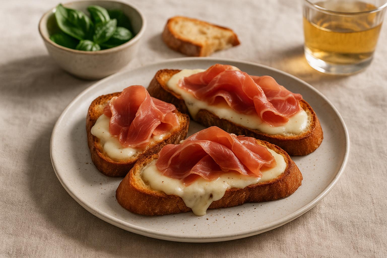 Bruschetta Prosciutto e Formaggio