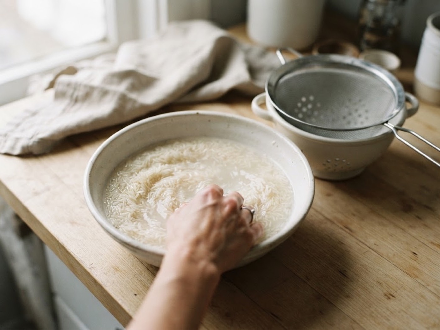 Riso basmati, passaggio 1