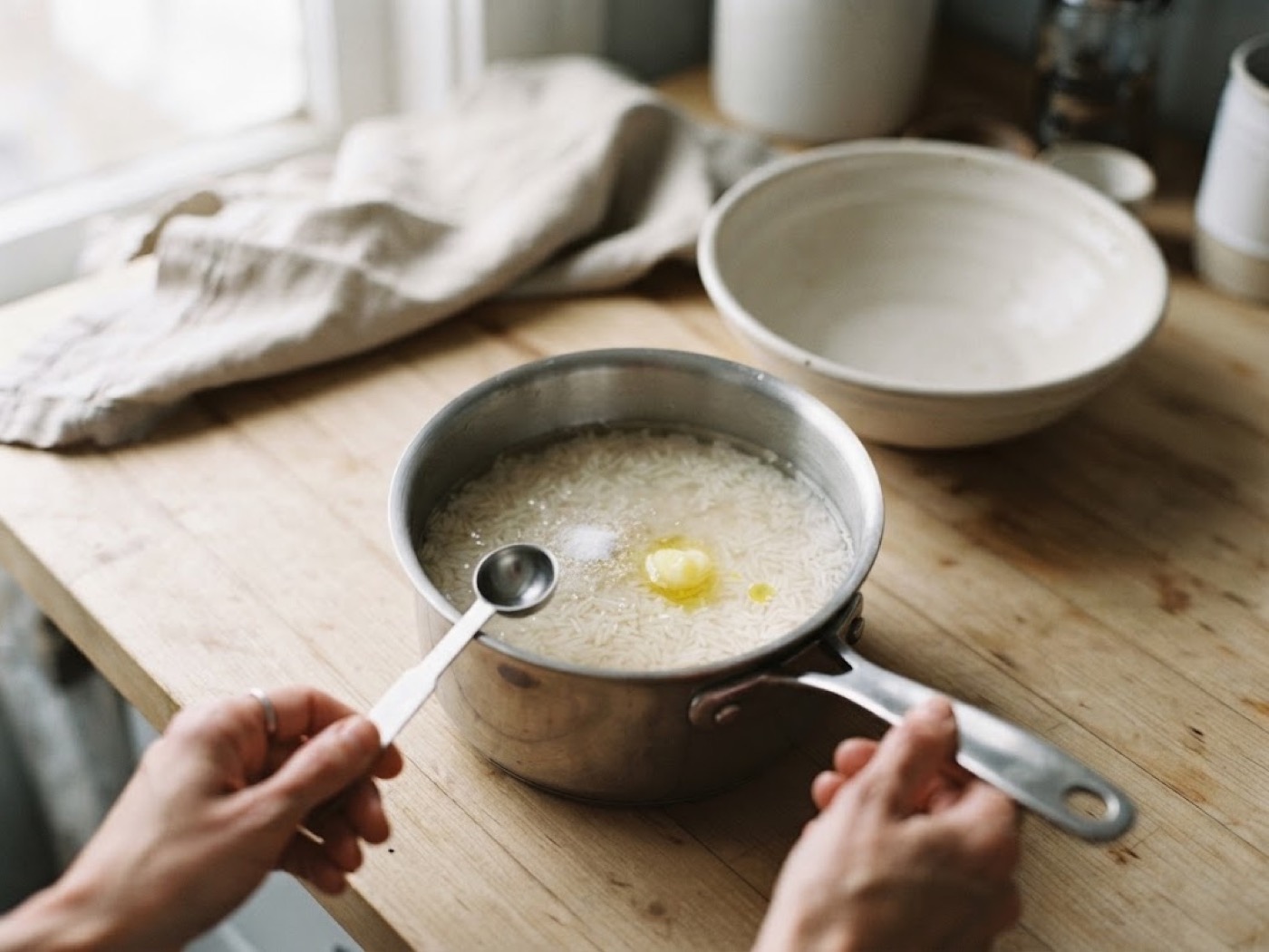 Riso basmati, passaggio 3